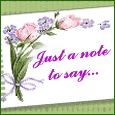 A Floral Note...