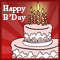 Birthday Cake Topped With Wishes!