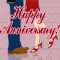 An Anniversary Card For A Couple.