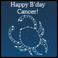 Zodiac Cancer (June 22 To July 22).