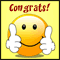 Congrats! Bravo! Well Done!