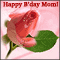 A Birthday Rose For Mom!