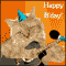 Cat Strums A Guitar!