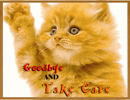 Goodbye And Take Care Ecard.