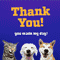 Funny And Colorful Thank You Card!