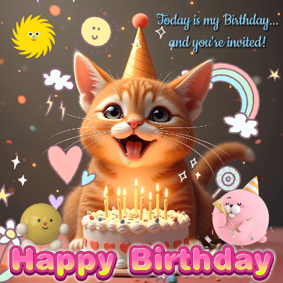 You’re Invited To My Birthday!