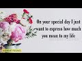 Best birthday greetings for...