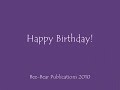 Happy Birthday!!