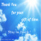 For Your Time...