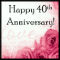 Ruby Anniversary Wishes.