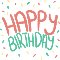 Happy Birthday Simple, Cute And Modern.