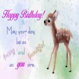 Granddaughter Birthday Fawn