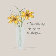 Thinking Of You Vase And Daisies.