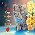 Daughter Valentine Kitten.