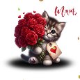 For Mum - Mother’s Day Kitten Card.