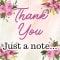Just A Note...