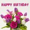 Birthday Flower Card.