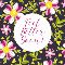 Feel Better Soon Pretty Flower Pattern.