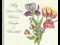 Thinking of You Flowers Greeting Ecard