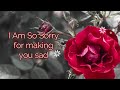 Forgiveness Message for Apology:...