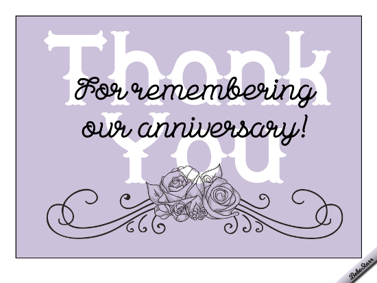 You Remembered!