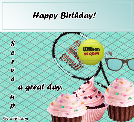 Tennis Birthday.